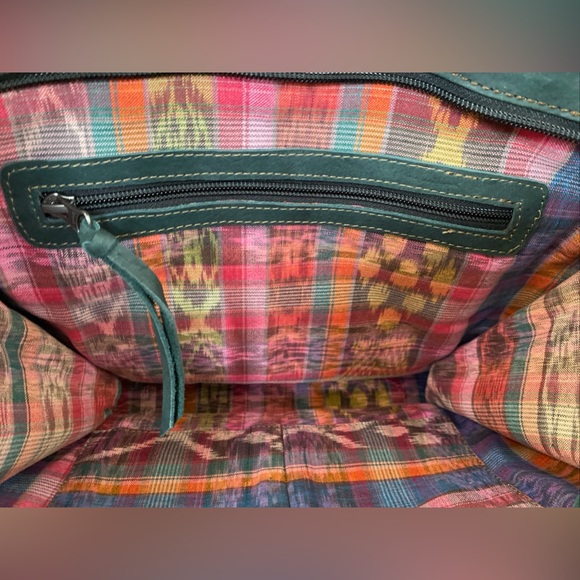 Sirens & Starlight ARTISAN FABRIC & LEATHER TOTE NEW NWT OOAK! - Picture 8 of 13